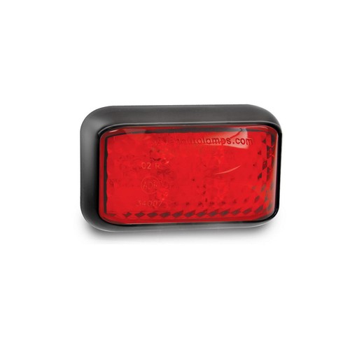 LED Autolamps 10/30V Rear Position Marker Red LED With 40cm Wire - 35RM Adapter