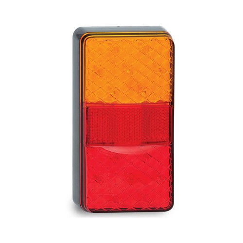 LED Autolamps 12V LED Stop/Tail/Indicator Lamp With Reflex Reflector White Backg