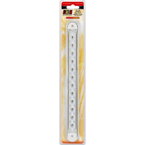 LED Autolamps 12V Stop/Tail/Indicator Lamp With White Rubber Grommet Blister Pac