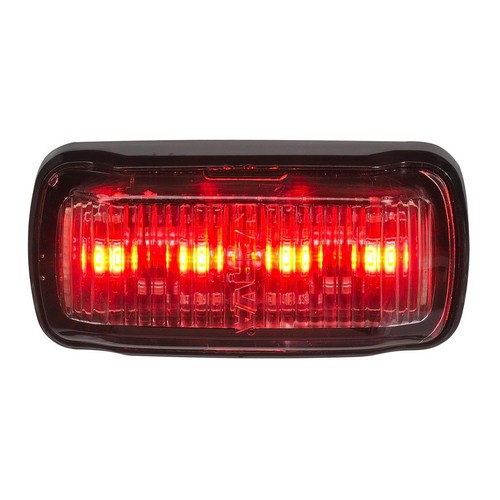 Narva Model 63 Rear End Outline Marker (Red) Black Base And 0.5M Cable Adapter