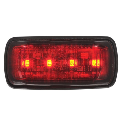 Narva Model 64 Rear End Outline Marker (Red) Black Base And 0.5M Cable And Dt Co