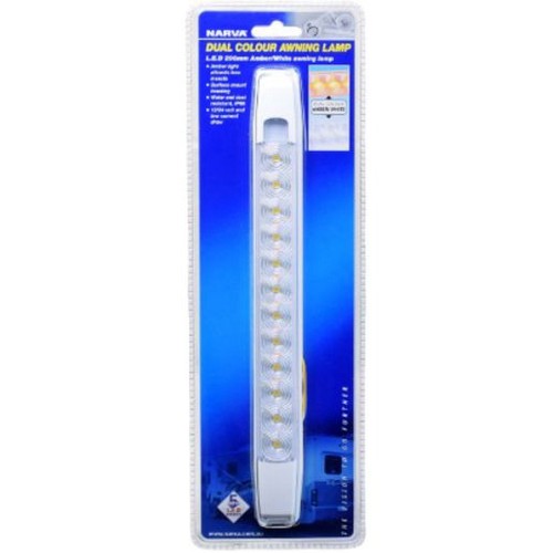 Narva LED Dual Colour Amber/White Awning Lamp 12V - 87760BL Auto Part Light