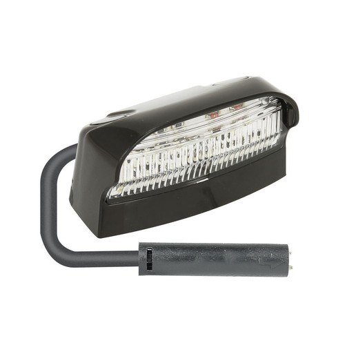 LED Autolamps 12/24V LED Licence Plate Light With 2 Pin Plug - 41BLMCSB Adapter