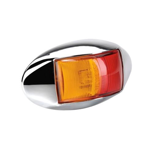 Narva Side Marker Light Red/Amber LED 9 to 33V - 91404C Car Wiring Adapter Auto
