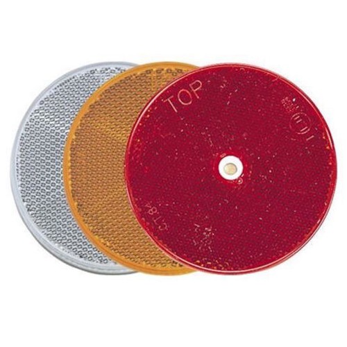 Narva Reflector Round Red 84mm - 2 Pce - 84022BL Car Wiring Adapter Auto Part
