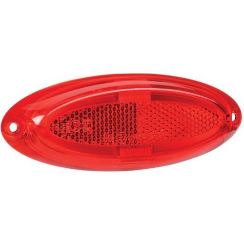 Narva LED Rear End Outline Marker Lamp Red 9-33V Oval - 92128BL Auto Part Light