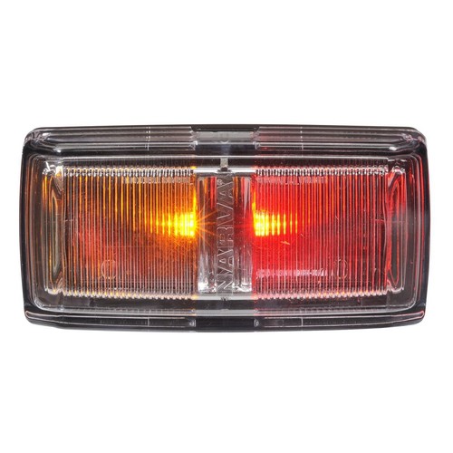 Narva Heavy Duty Model 80 Side Marker Lamp (Red/Amber) With Integrated Dt Connec
