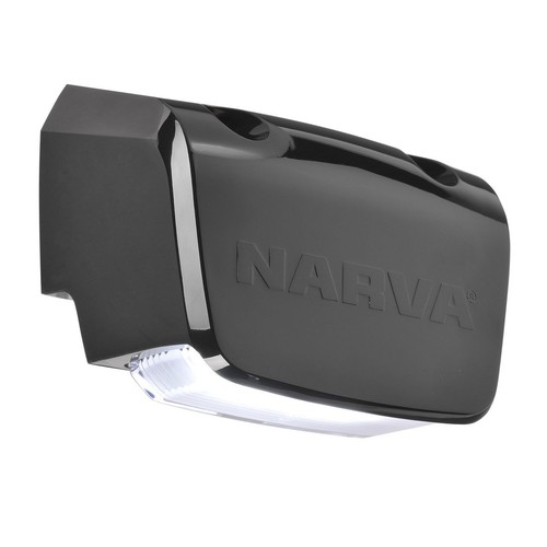 Narva Heavy Duty Model 80 Licence Plate Lamp In Black Housing And 0.5M Cable
