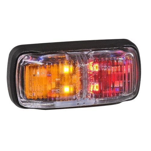 Narva Model 63 Side Marker Lamp (Red/Amber) Black Base And 0.5M Cable Car Wiring