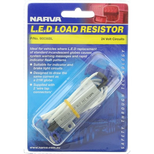 Narva Load Resistor 24V 21W - 1 Pce - 90036BL Auto Part Light