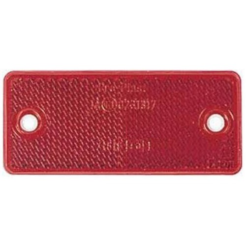 Narva Reflector Rectangle Red 40 x 90mm - 2 Pce - 84032BL Car Wiring Adapter