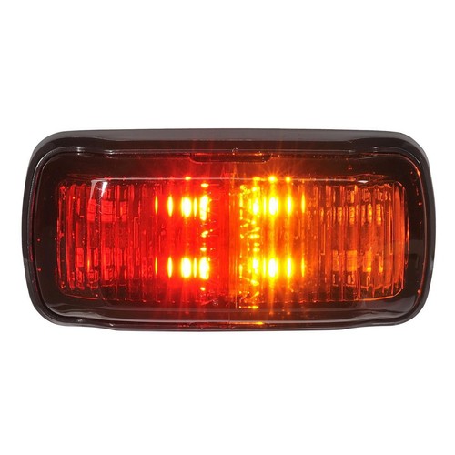 Narva Model 64 Side Marker Lamp (Red/Amber) Black Base And 0.5M Cable Car Wiring