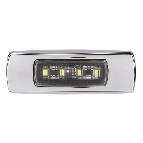 Narva 9-33 Volt Surface Mount LED front end outline marker(white) with Chrome co