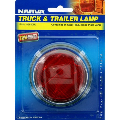 Narva Stop/Tail/Licence Plate Light Incandescent - 85840BL Car Wiring Adapter