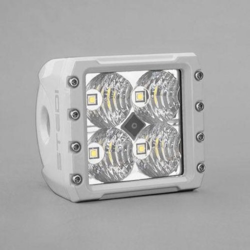 Stedi C-4 Marine White LED Light Cube Flood Pattern 4 LED Work Light - LEDMARINE