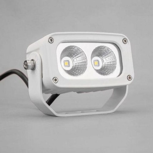 Stedi Marine White 20W Twin LED Flood Light - LEDMARINE-20W-WHT Auto