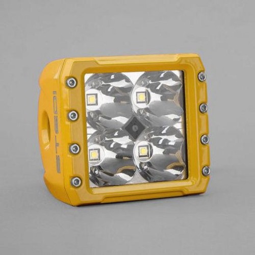 Stedi C-4 Industrial Yellow LED Light Cube Spot Pattern 4 LED Work Light - LEDMI