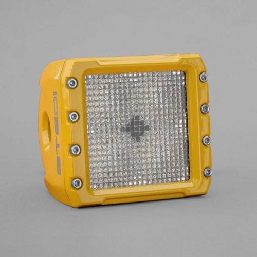 Stedi C-4 Industrial Yellow LED Light Cube Diffused Pattern 4 LED Work Light - L