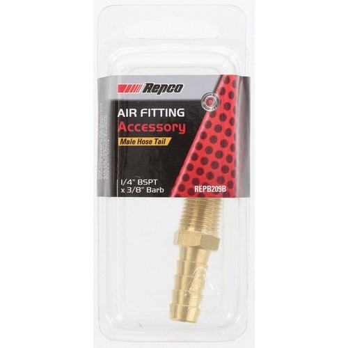 Repco Air Line Fitting 1/4in M - 3/8in Barb - REPB209B Auto Part