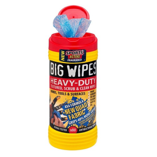 Big Wipes Heavy-Duty Wipes 80 Pack - G2420 Home Fixture