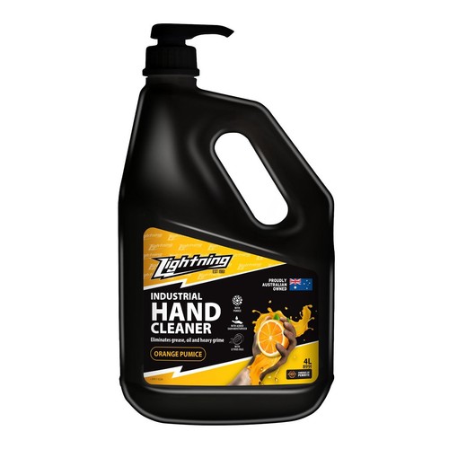 Lightning Orange Hand Cleaner With Pumice 4Ltr - 899I Car Charger