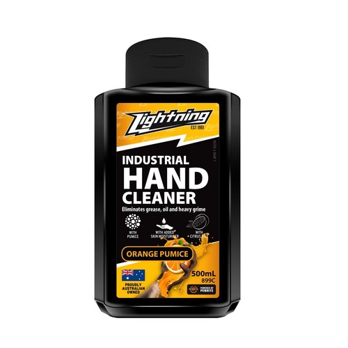 Lightning Orange Hand Cleaner with Pumice 500ml - 899C Car Charger
