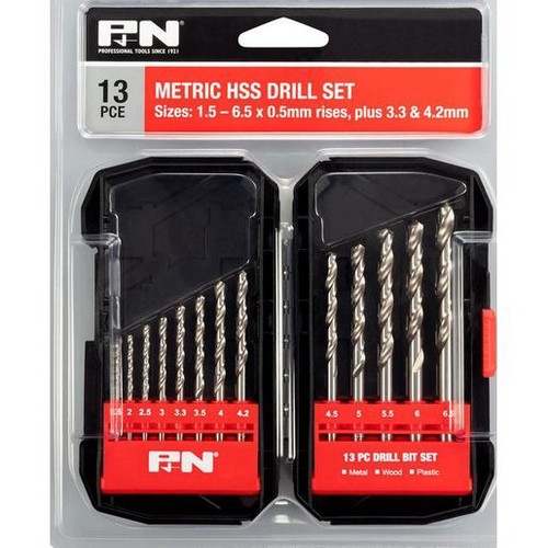 P&N Drill Set 13 Piece Metric - 166044639 Workshop Tool