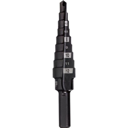 Milwaukee Step Drill Bit 4mm - 12mm - 48899301 Workshop Tool