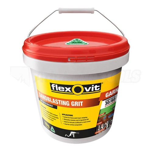 Flexovit 10kg Sand Blasting Grit Mix 30/60 - 66243478552 Workshop Tool
