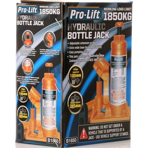 Pro-Lift 1850kg Hydraulic Bottle Jack - B-1850 Auto Part