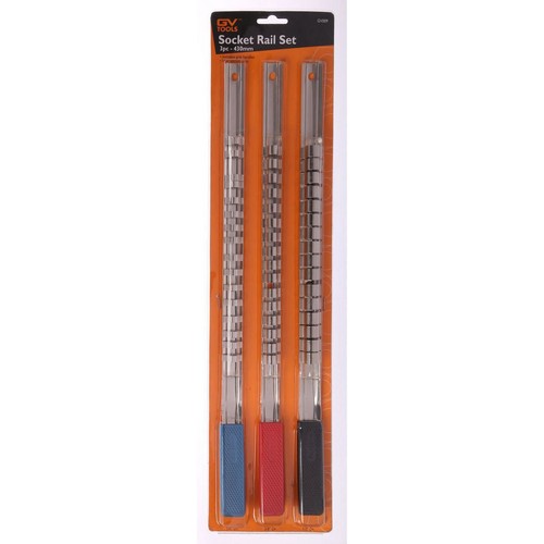 GV Tools Socket Rail 3pc - GV009-1 Auto Part Workshop Tool