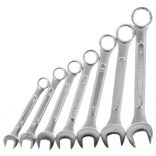 GV Tools 7 Piece Metric Combination Spanner Set - GV183 Auto Part Workshop Tool