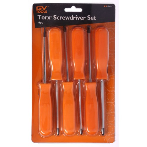GV Tools Torx Screwdriver Set 6 Piece - GV137 Auto Part Workshop Tool