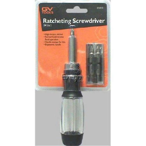 GV Tools Ratchet Driver Set 14pc - GV032 Auto Part Workshop Tool