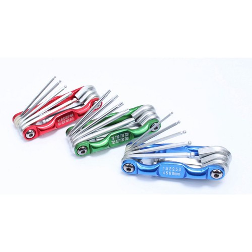 GV Tools 3 Piece Foldable Hex Key Set - GV196 Workshop Tool