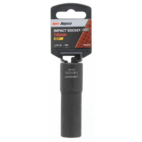 Repco Deep Impact Socket 14mm, 1/2in Drive - RT21414I Auto Part Workshop Tool