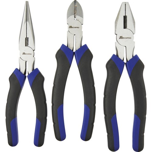 Mechpro Pliers Set 200mm 3 Piece - MPBP106K Auto Part Workshop Tool