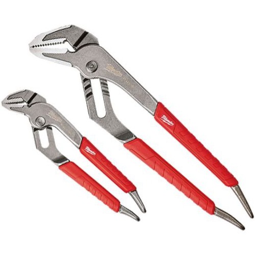 Milwaukee 152mm & 254mm Straight- Jaw Pliers Set - 48226330 Auto Part
