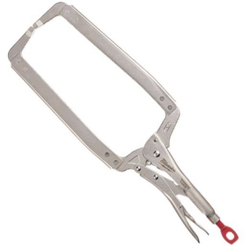 Milwaukee 457mm (18in) TORQUE LOCK C-Clamp Locking Pliers Regular Jaws - 4822353