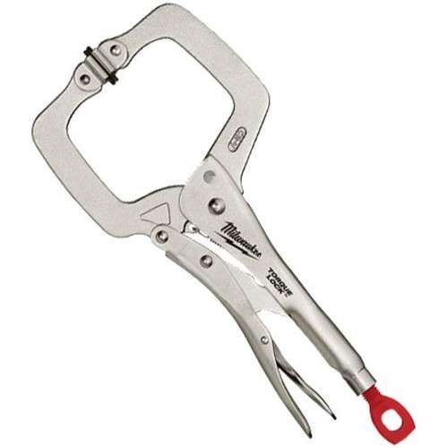 Milwaukee 279mm (11in) TORQUE LOCK C-Clamp Locking Pliers Swivel Jaws - 48223521