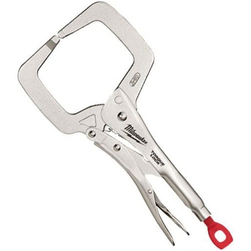 Milwaukee 279mm (11in) TORQUE LOCK C-Clamp Locking Pliers Regular Jaws - 4822353