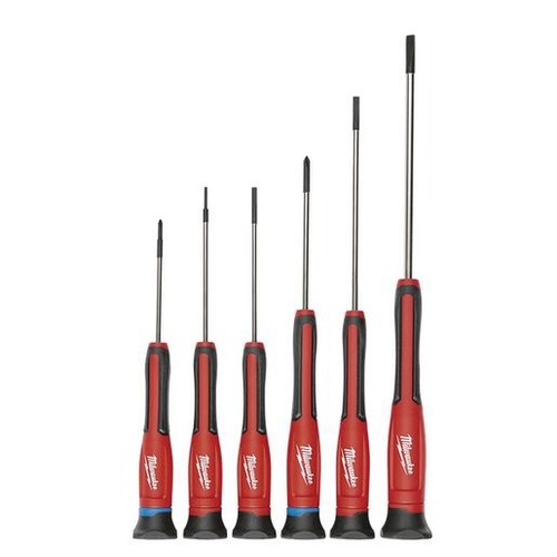 Milwaukee 6Pc Precision Screwdriver Set with Case - 48222606 Workshop Tool