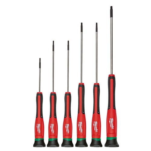 Milwaukee 6 PC TORX Precision Screwdriver Set with Case - 48222610 Workshop Tool