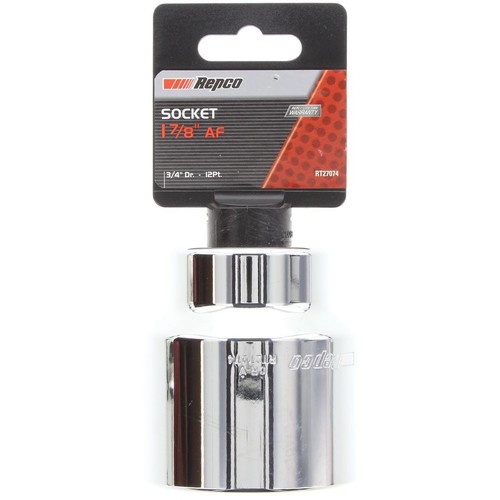 Repco Socket 1-7/8in, 3/4in Drive, 12 Point - RT27074 Auto Part Workshop Tool