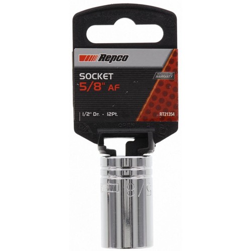 Repco Socket 5/8in, 1/2in Drive, 12 Point - RT21354 Auto Part Workshop Tool