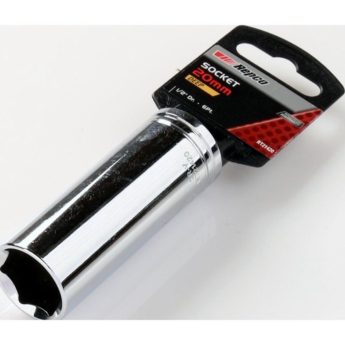 Repco Deep Socket 20mm, 1/2in Drive - RT21420 Auto Part Workshop Tool