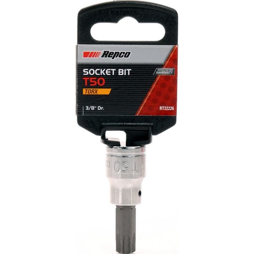 Repco Torx Socket T50, 3/8in Drive - RT22226 Auto Part Workshop Tool