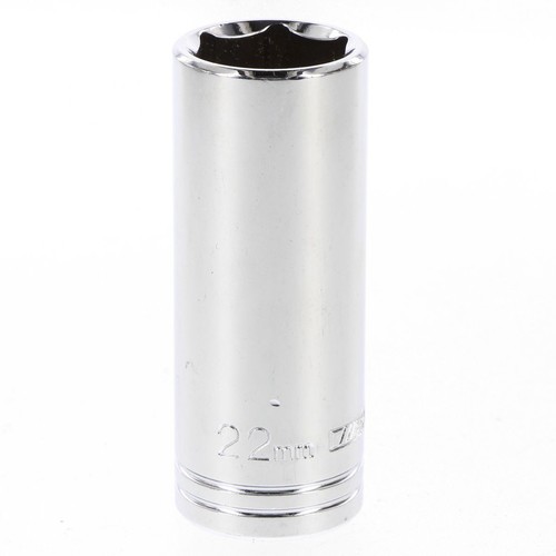 Repco Deep Socket 22mm, 1/2in Drive - RT21422 Auto Part Workshop Tool