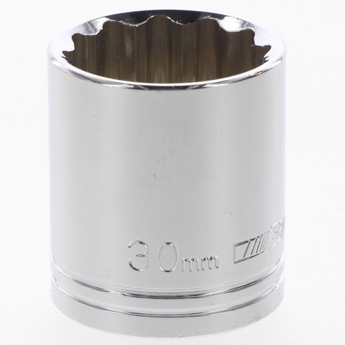 Repco Socket 30mm, 1/2in Drive, 12 Point - RT21330 Auto Part Workshop Tool
