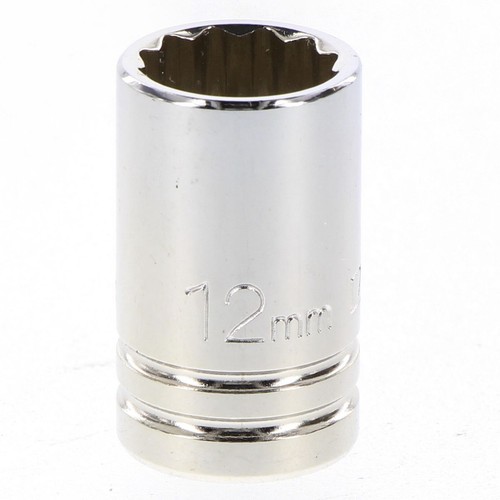 Repco Socket 12mm, 3/8in Drive, 12 Point - RT21612 Auto Part Workshop Tool DIY